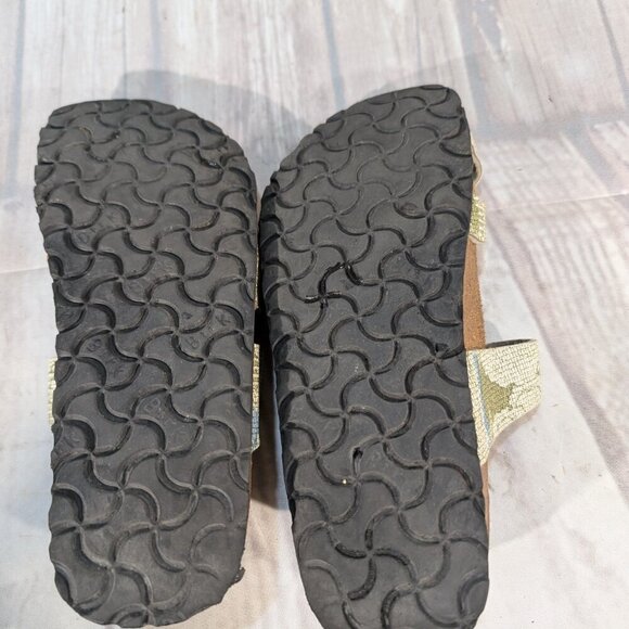 Papillio by Birkenstock Women's Toe Loop Mosaic Floral Sandals Size 6 - Picture 4 of 7